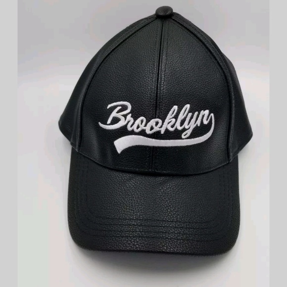 Nameless Accessories - BROOKLYN STATE OF MIND HAT FAUX LEATHER